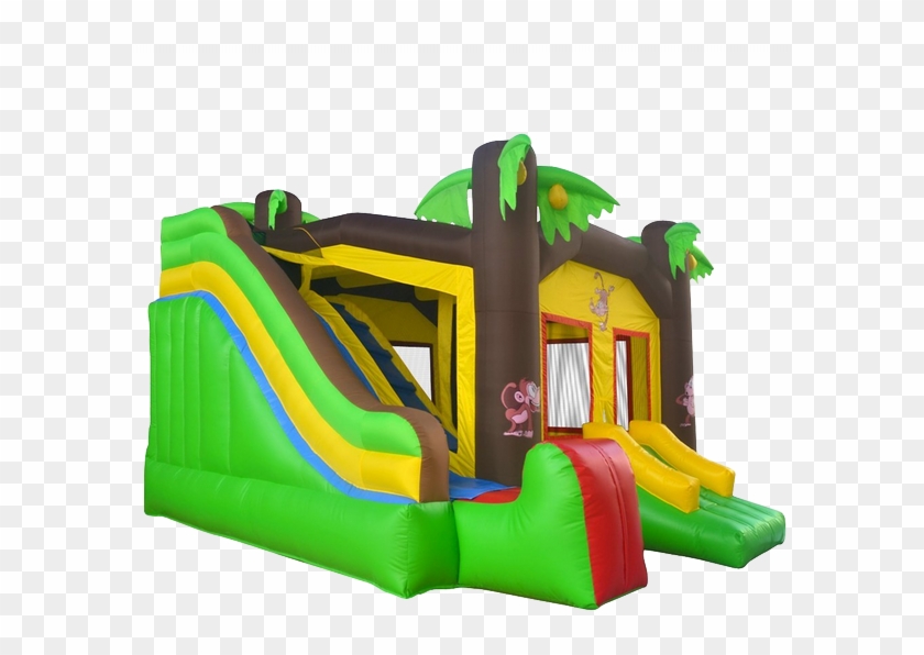 Commercial Grade Jungle Bounce House With Blower And - Inflatable #1313662