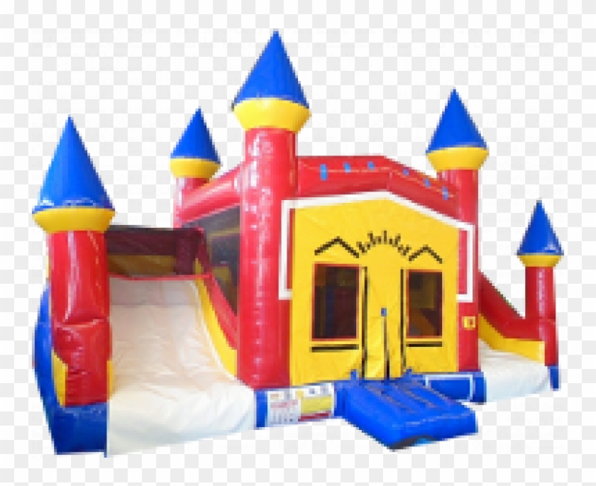 5 In 1 Castle Bouncer Slide Combo By Einflatablebouncers - Inflatable #1313701