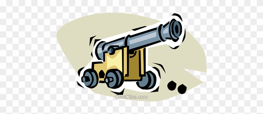 Cannon Royalty Free Vector Clip Art Illustration - Cannon #1313916