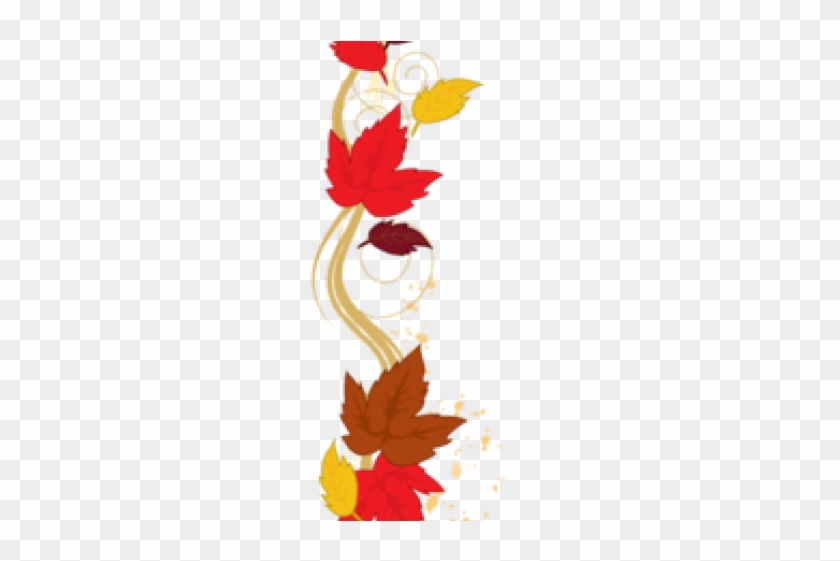 Autumn Clipart Borders - Fall Border Transparent Background #1314049