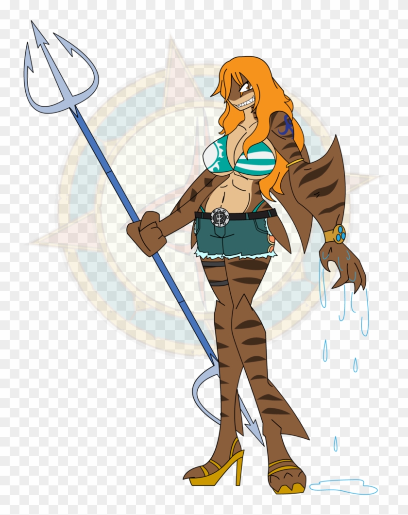 Nami The Tiger Shark By Dragon-fangx - One Piece Shark Nami #1314087