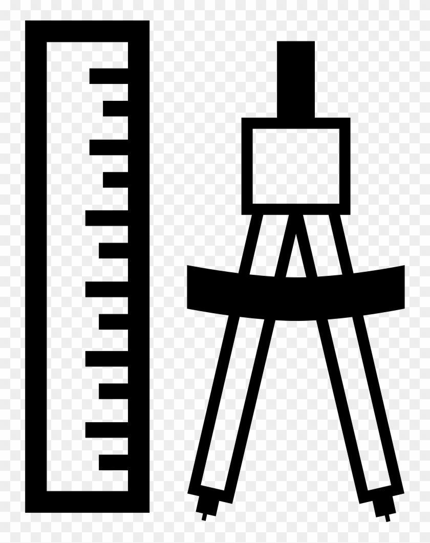 Pair Of Compasses And Ruler Comments - Arquitetura E Urbanismo Png #1314102