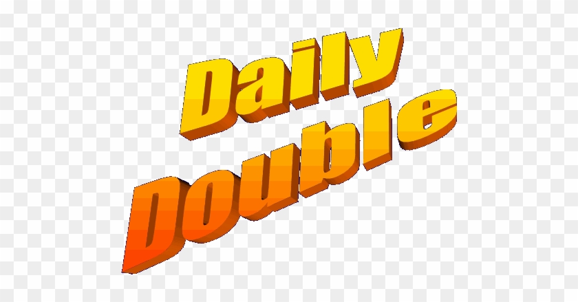 Double Jeopardy Clipart 5 By Bradley - Daily Double Clip Art #1314307