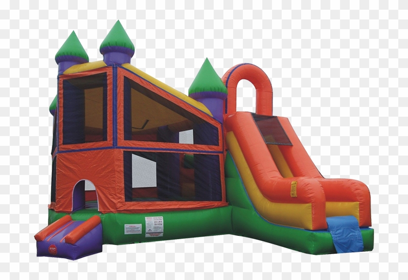 This Castle Slide Combo Bounce House Is 19′ X 15′ X - Inflatable Castle #1314311