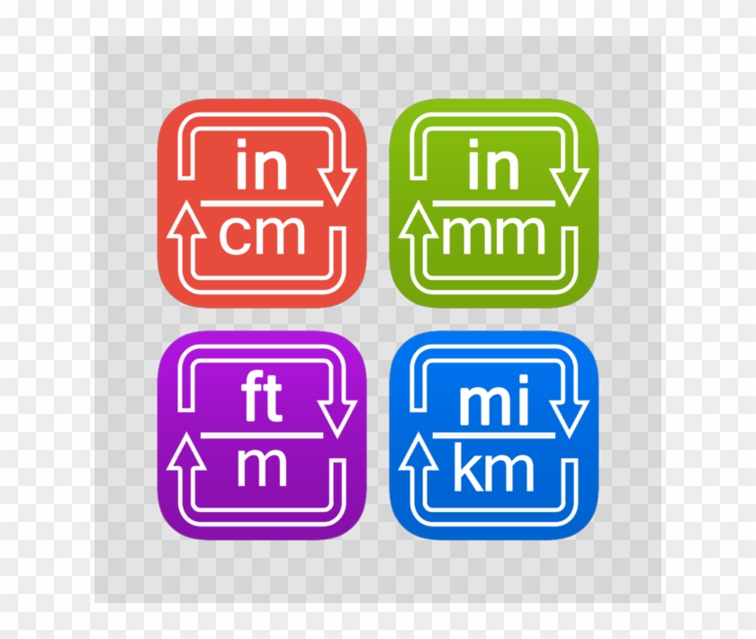 Convert Length, Height And Distance - Convert Mm To Inches Icon #1314317