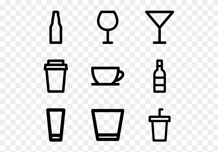 Glasses Icons 13 531 Free Vector Icons Rh Flaticon - Bottle Icon Vector #1314385