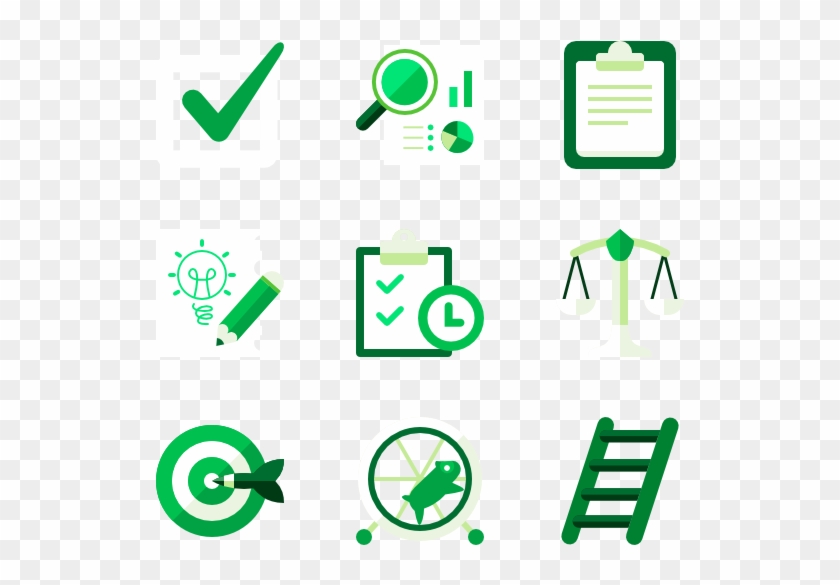 Strategy 20 Icons - Green Icons #1314387
