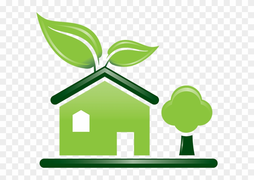 Verwarm Gratis Uw Huis - Eco Friendly Home Logo #1314474