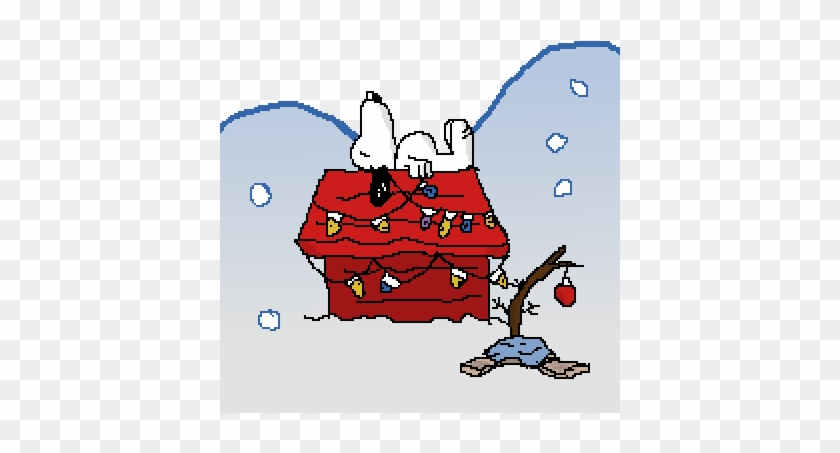 Merry Christmas Snoopy - Pixel #1314557