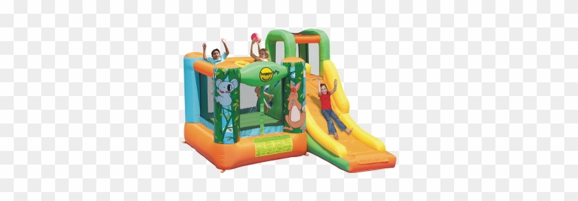Jungle Jumping Castle - Inflatable Bouncy Castle With Slide #1314670