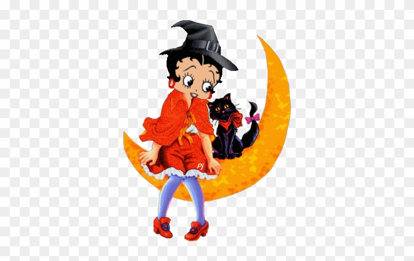 Betty Boop Thanksgiving Clip Art - Betty Boop Halloween Png #1314689