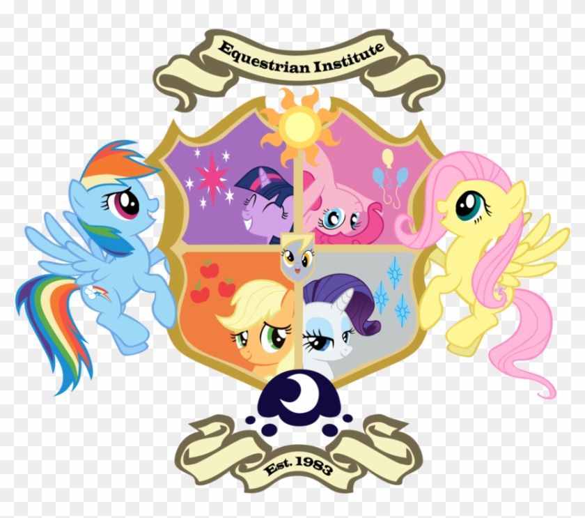 Equestrian Institute Crest By Tomcat94 - My Little Pony L Amicizia #1314999