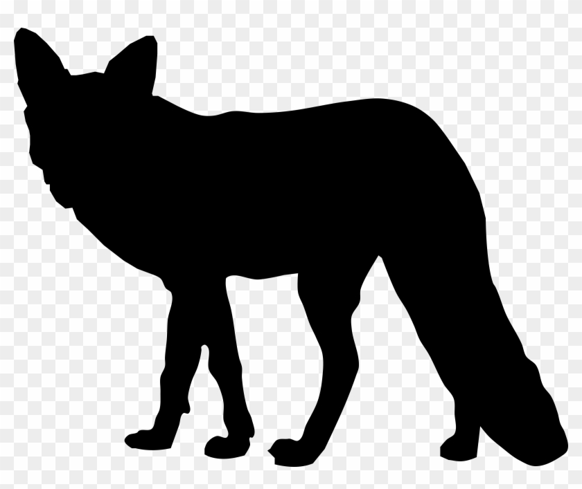 Fox Clipart Sweet - Fox Silhouette Clip Art #1315092