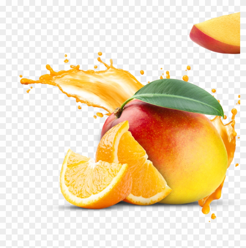 Mango With Splash Png #1315146