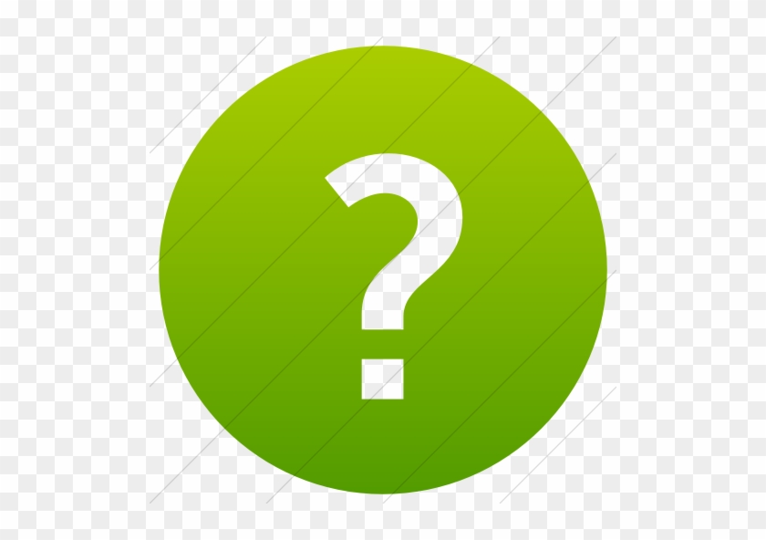 Free Signs Icons - Question Mark Green Circle #1315149