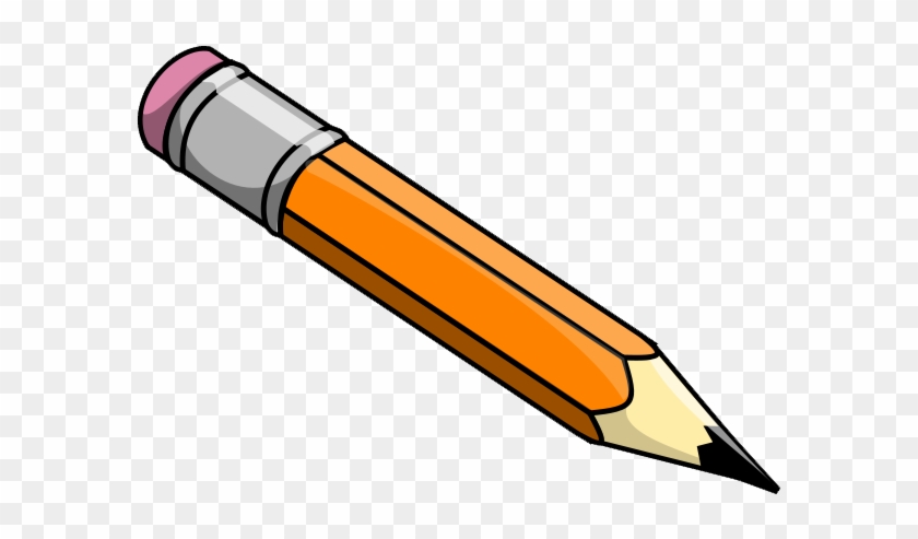 Pencil Clip Art Black And - Clip Art #1315176