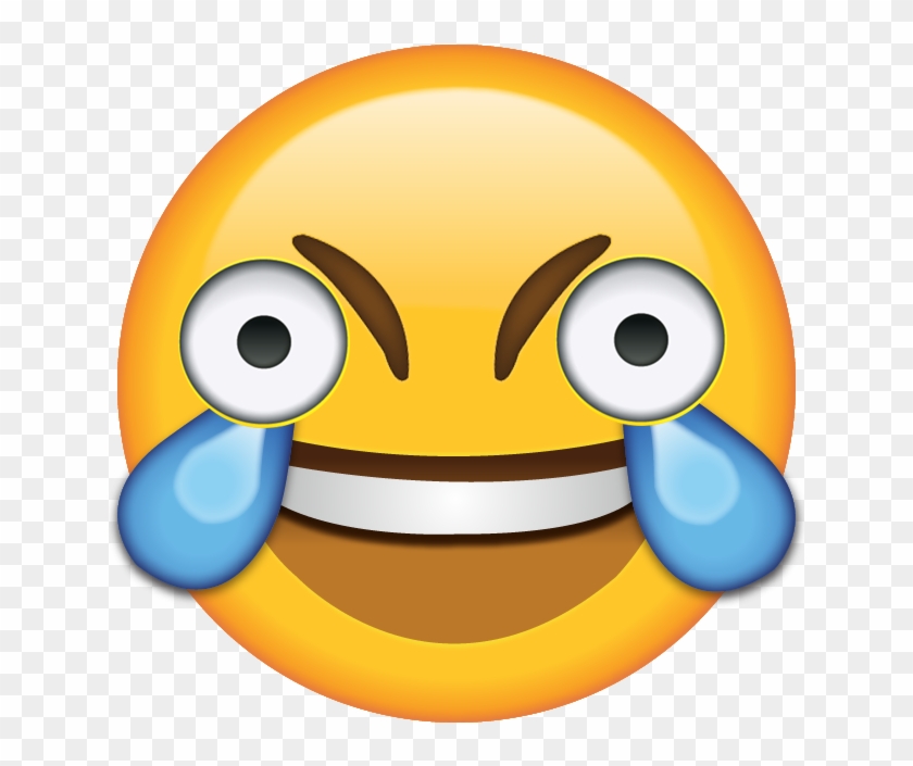 Open Eye Laughing Crying Emoji Hd By Myrellibelli - Laugh Out Loud Emoji #1315353