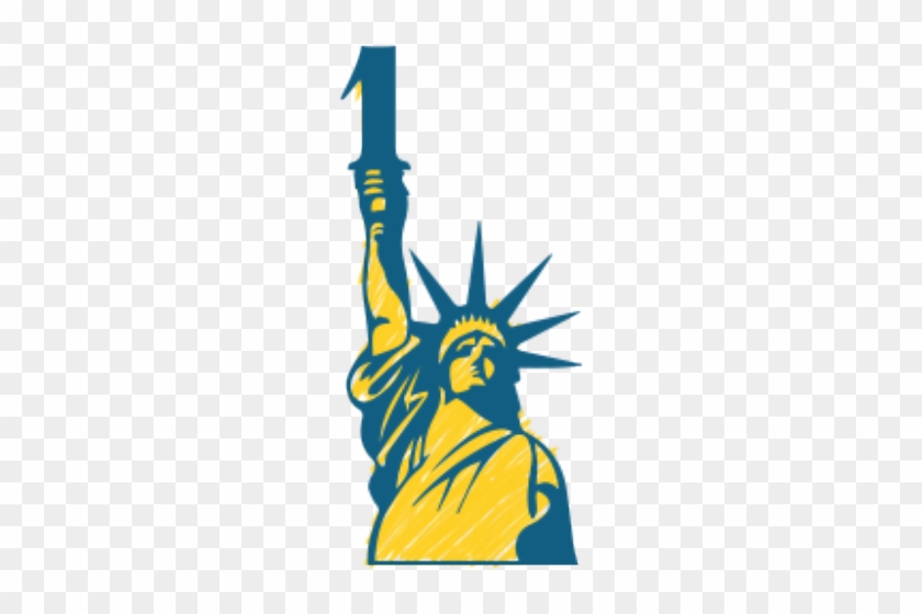 Statue Of Liberty Stencil Clip Art - Statue Of Liberty Clip Art #1315389