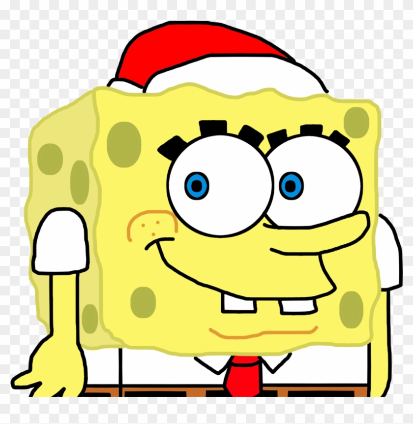 Spongebob With Santa Cap By Marcospower1996 - Spongebob With Santa Cap By Marcospower1996 #1315537