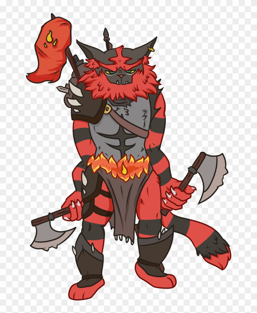 Beserker Incineroar By Cosmic-corn - Cartoon #1315594