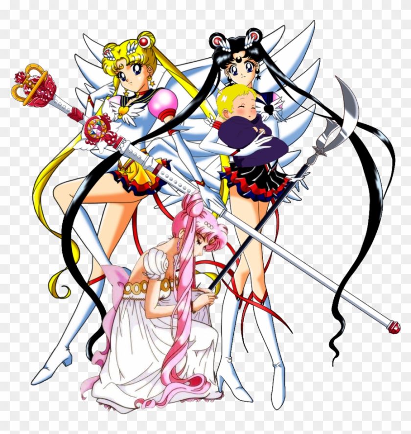 Usagi Kurai And Princess Rini Cry Baby Png By Lauradulion - Illustration #1315608