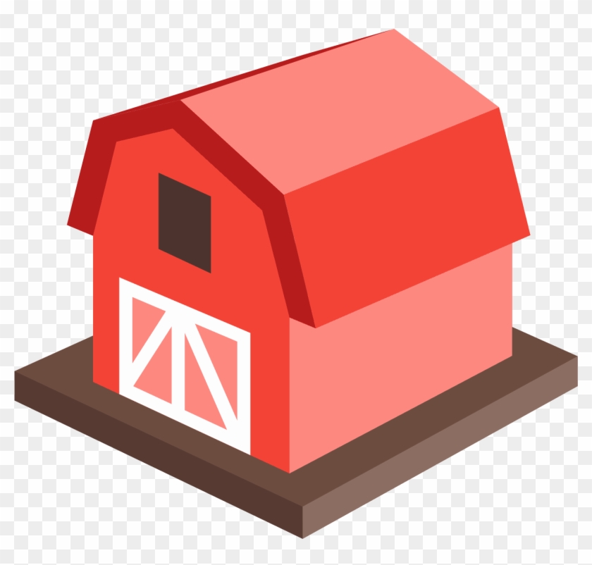 Farm House Icon - Farm Icon 3d Png #1315652