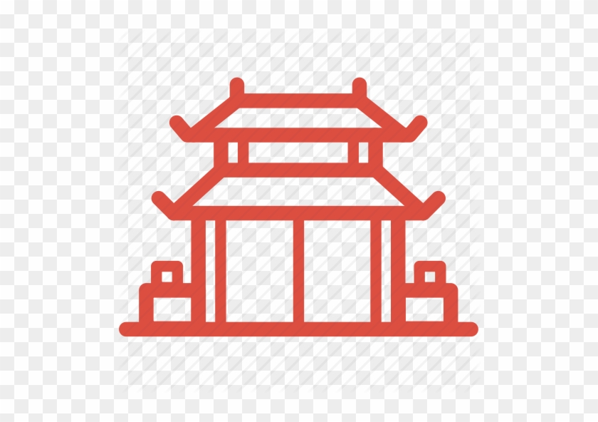 Asians Clipart Traditional Chinese House - Chinese House Icon #1315713