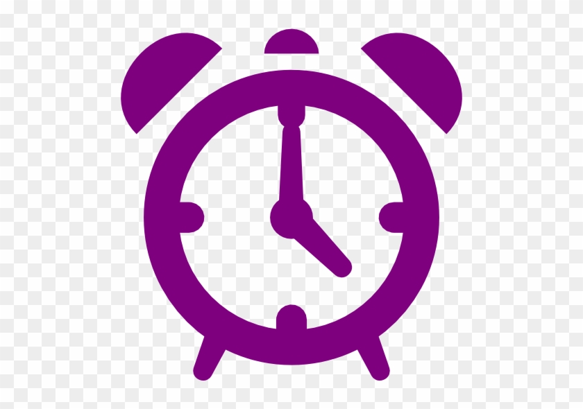Alarmclock Icon - Pink Clock Icon Png #1315836