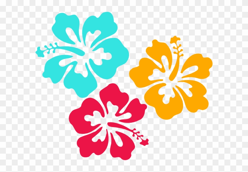Cuisine Of Hawaii Luau Flower Clip Art - Hibiscus Clip Art #1315867