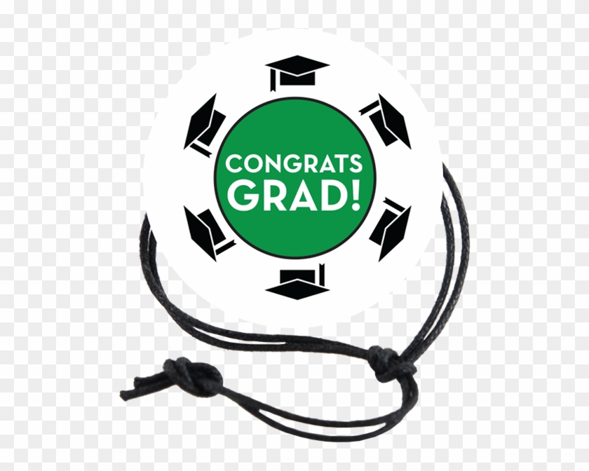 Congrats Grad Green Napkin Knot Product Image - Illustration #1315942