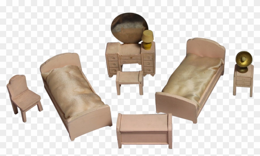 1930s Doll Furniture - Recliner #1315966