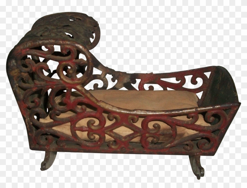 The Cradle Would Be Wonderful In A Large Rustic Doll - Couch #1315979