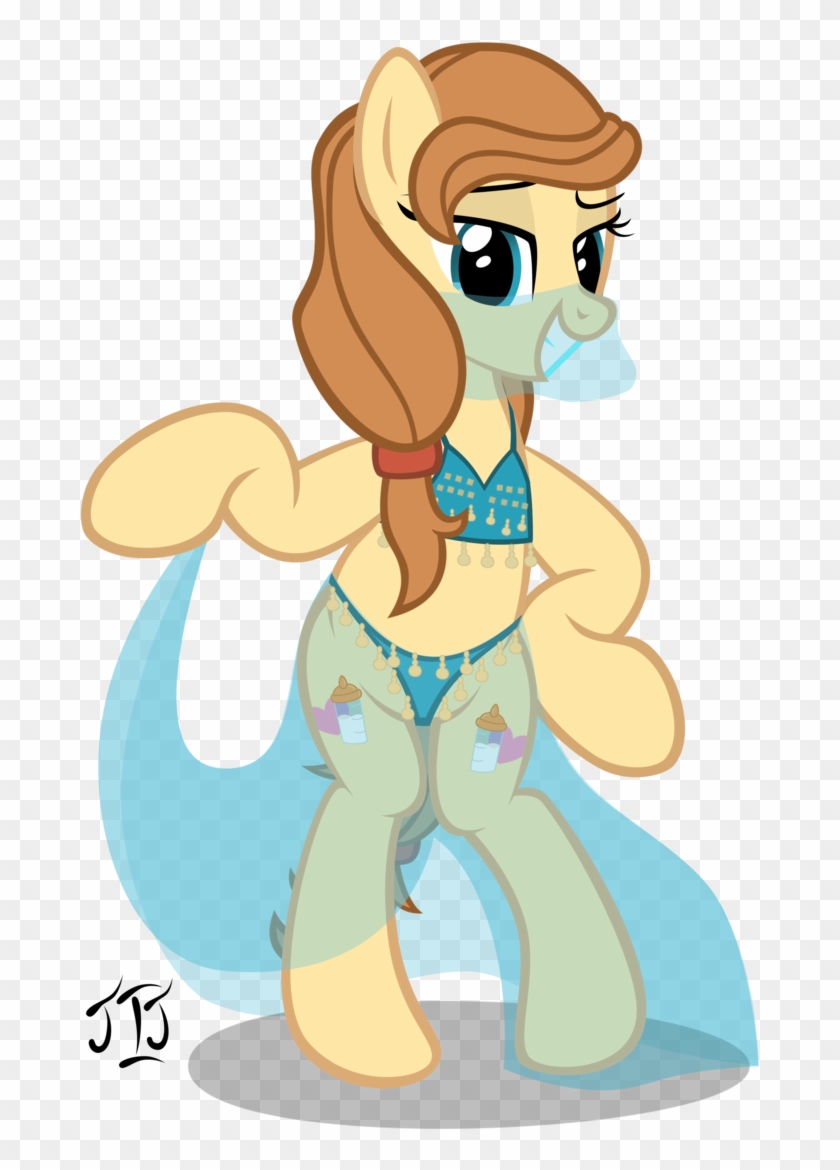 Belly Dancer Button's Mom Vector By Mlp-scribbles - Mlp Button Mash Mom Clop #1316191