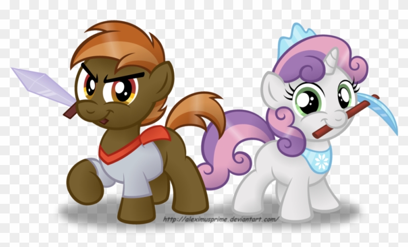 Sweetie Bell And Button Mash - Pony #1316225