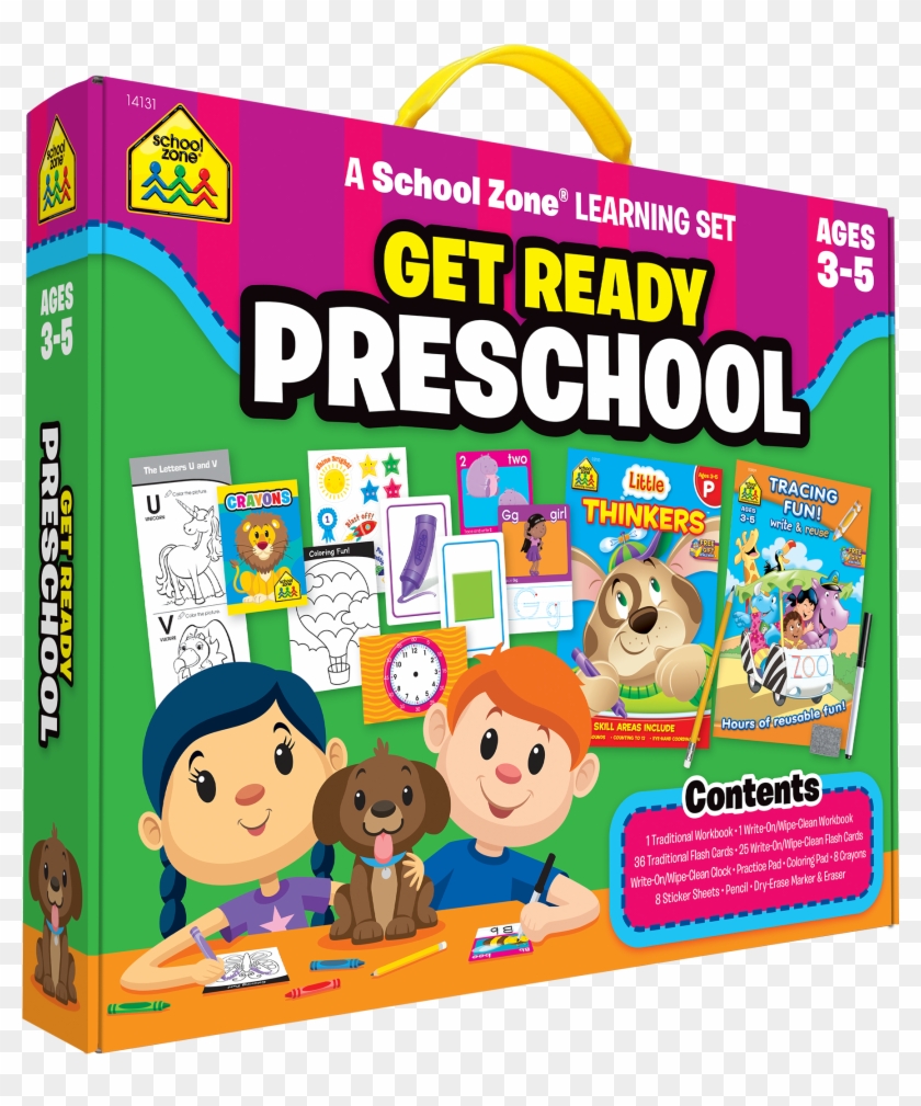 Get Ready Preschool Learning Set Makes Learning Essentials - School Zone Get Ready Preschool #1316235