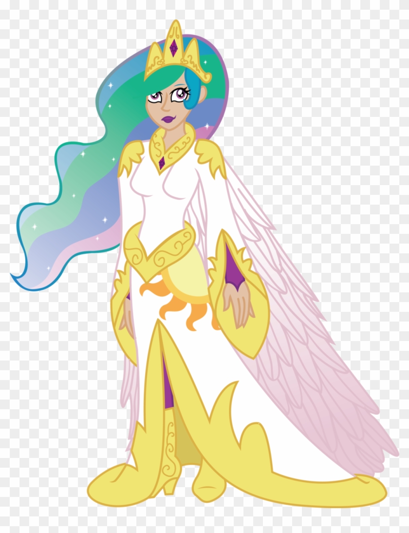 Humanized Princess Celestia By Inkrose98 Humanized - Princess Celestia Human Form Equestria Girls #1316277