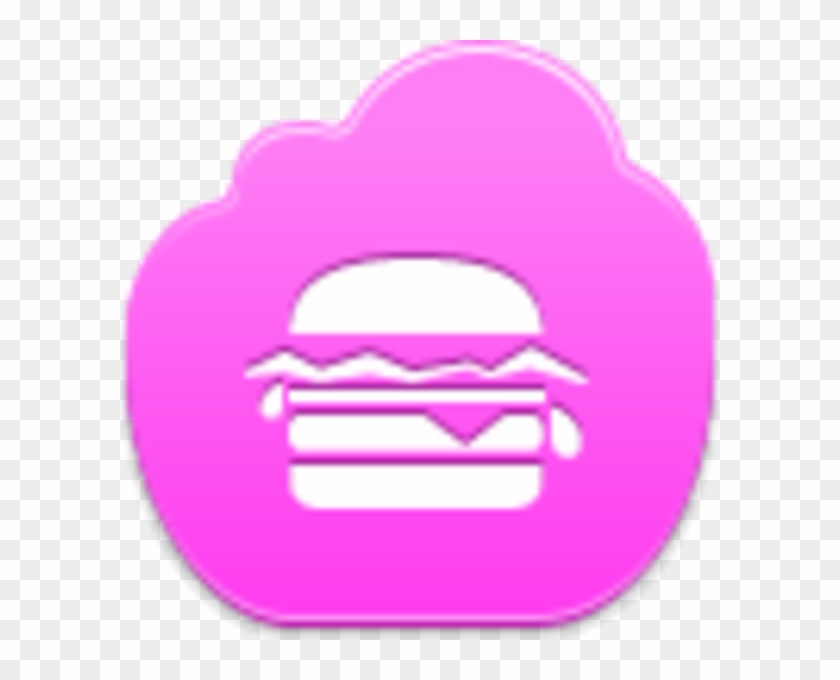 Pink Hamburger Clipart #1316362
