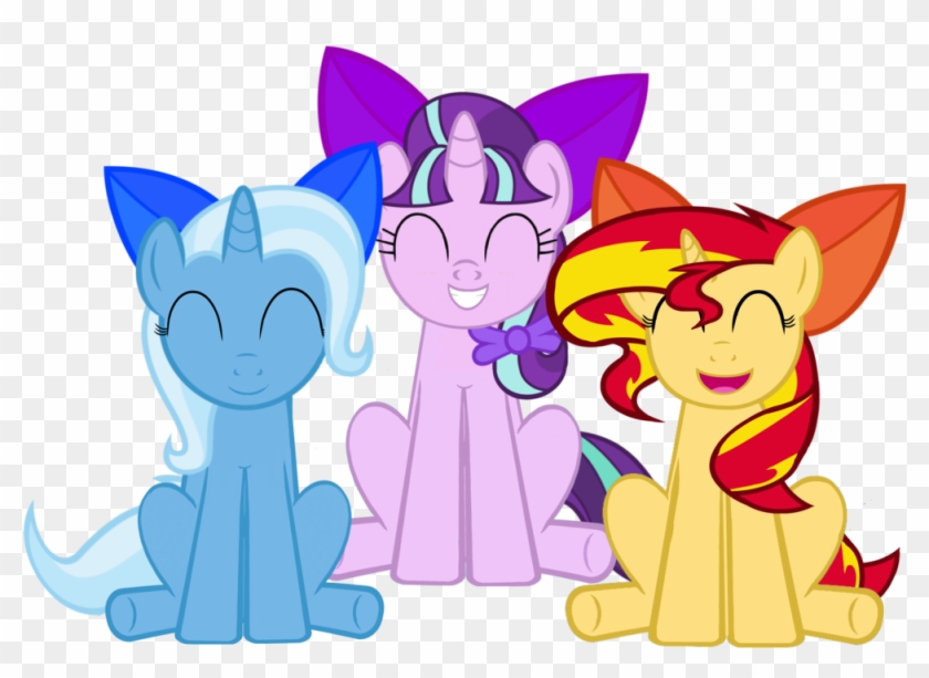 Sunset Shimmer Pony Kitten Cartoon Mammal Pink Vertebrate - My Little Pony Friendship Is Magic Unicorns #1316389