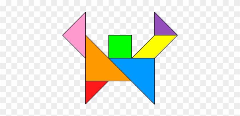 Hexagon Clipart Tangram - Clip Art #1316438