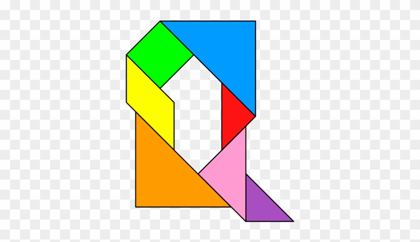 Hexagon Clipart Tangram - Tangram Q #1316441