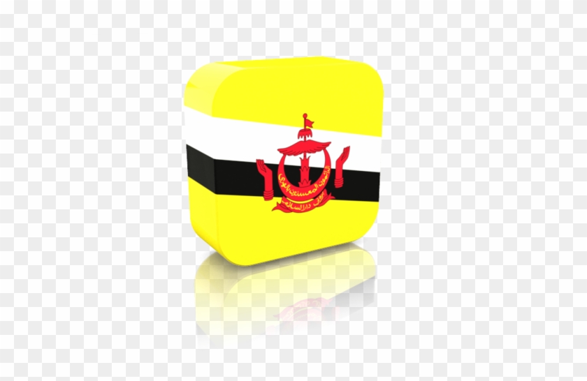 Illustration Of Flag Of Brunei - Brunei Flag #1316506