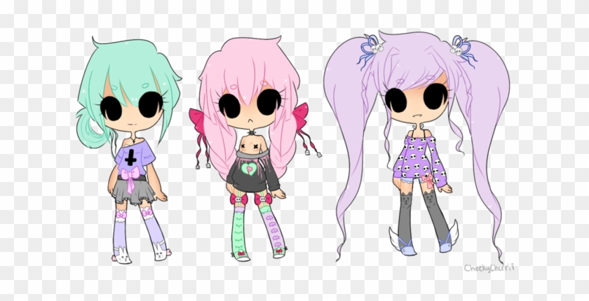 Pastel Goth Aesthetics - Pastel Goth Chibi Maker #1316573