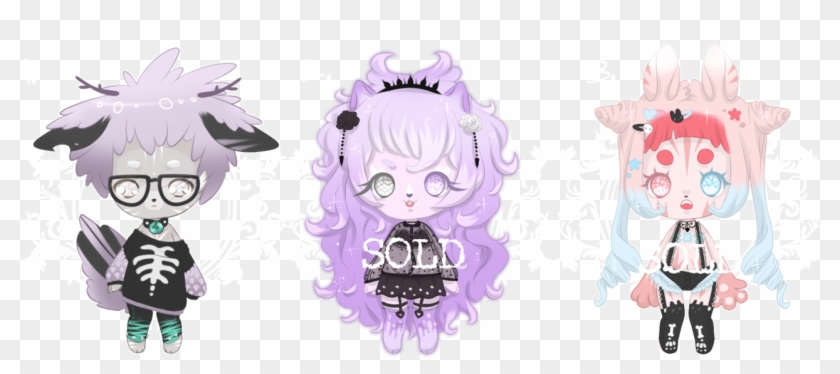{ Adopt Closed } Pastel Goth // Punk Babies By Valyriana - Gothic Rock #1316578