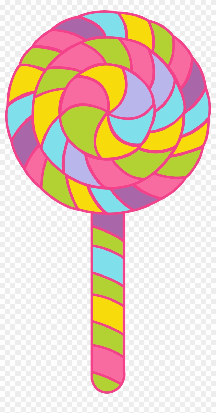 Candyland Clipart Lollipop - Lollipop Candy Clipart Hd #1316618