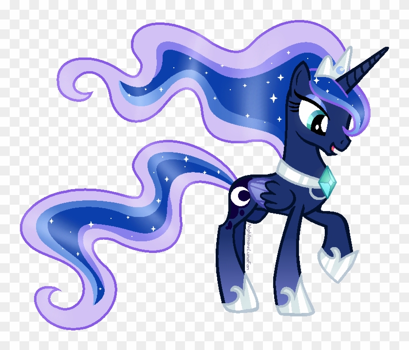 Rainbow Power Luna By Rainbow Power Princess - My Little Pony Luna Girls #1316650