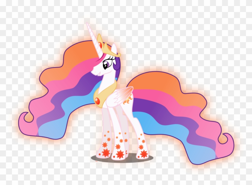 Princess Celestia Rainbow Power By Xebck On Deviantart - My Little Pony Rainbow Power Princess Celestia #1316657