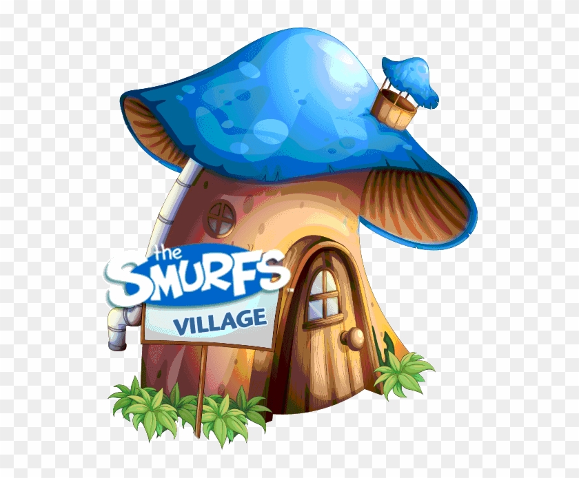 The Crunch Club Smurf Village - Mushroom House Background #1316668