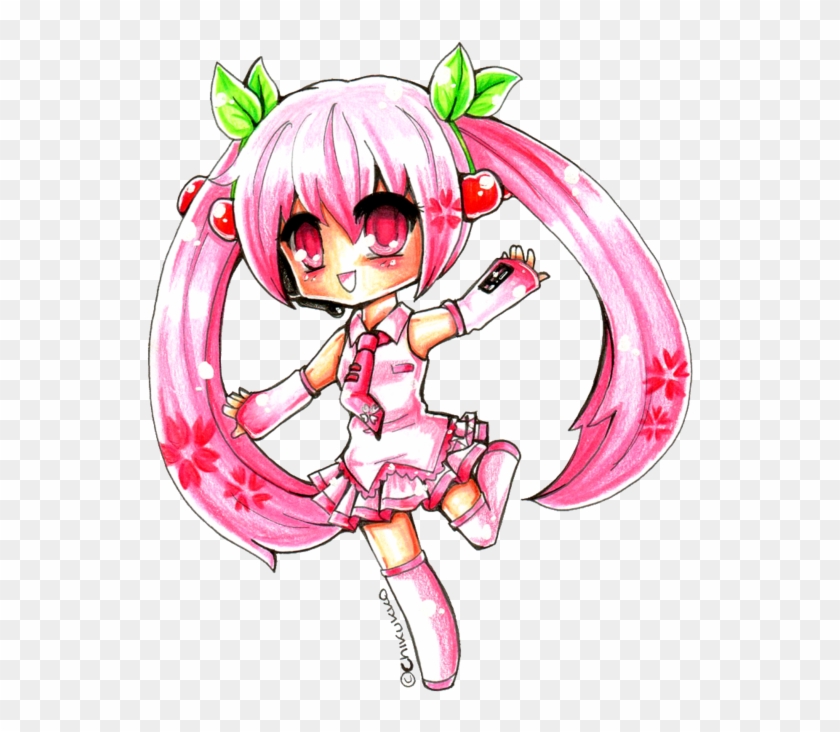 Sakura Miku By Chikukko - Sakura Miku Pixel Gif #1316723