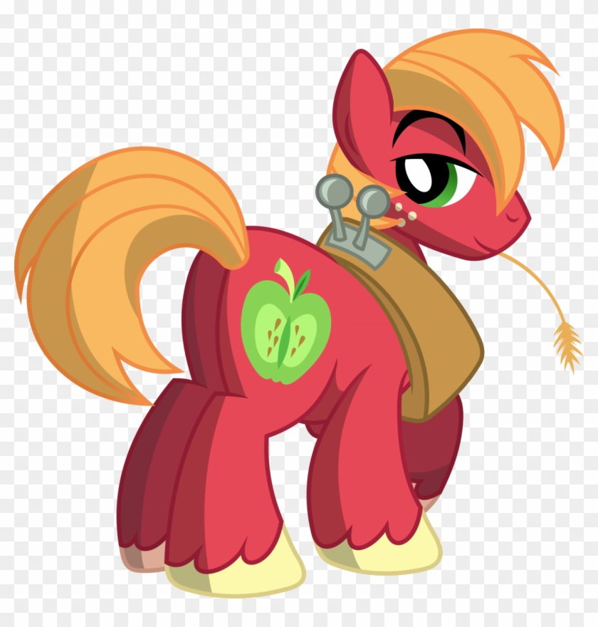 Pony Big Mcintosh T Shirt Clip Art Illustration - Big Mcintosh #1316780