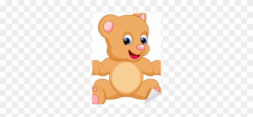Cartoon Bear On Table #1316801